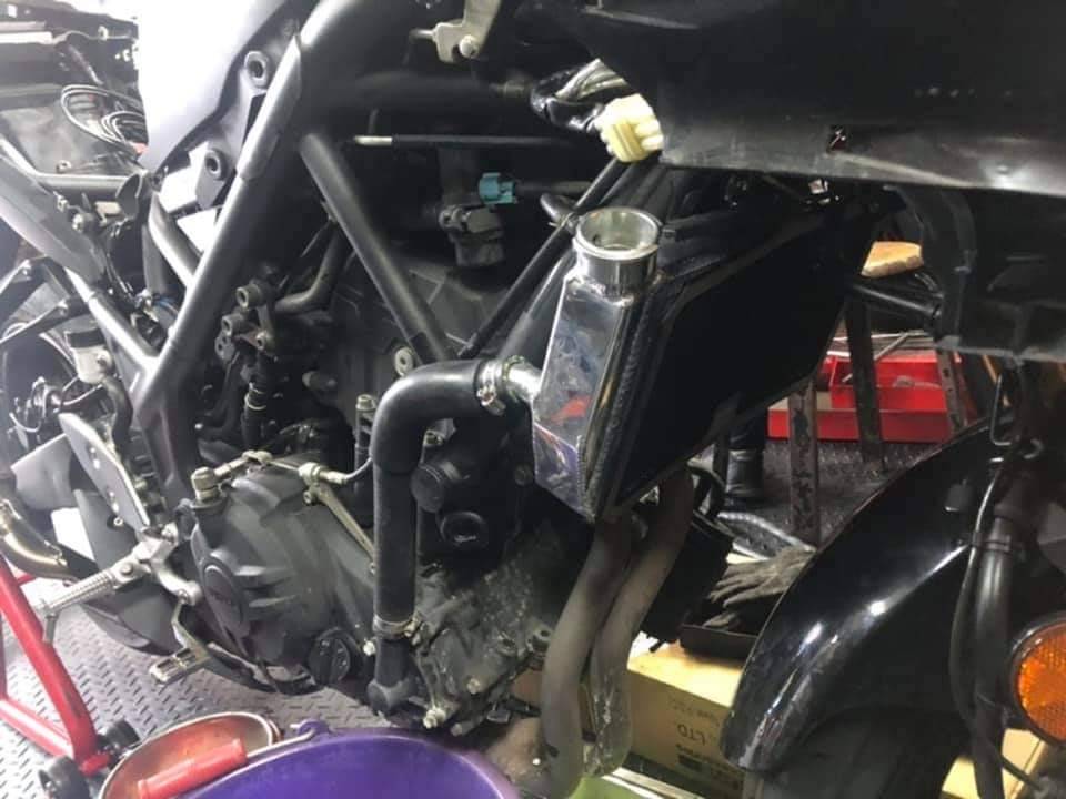 【炆林】yamaha R3 改裝 全鋁加厚水箱 加大水冷散熱器 可訂製