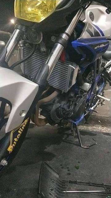 【炆林】yamaha MT 03 改裝 加厚水箱 全鋁加大 水冷排散熱器