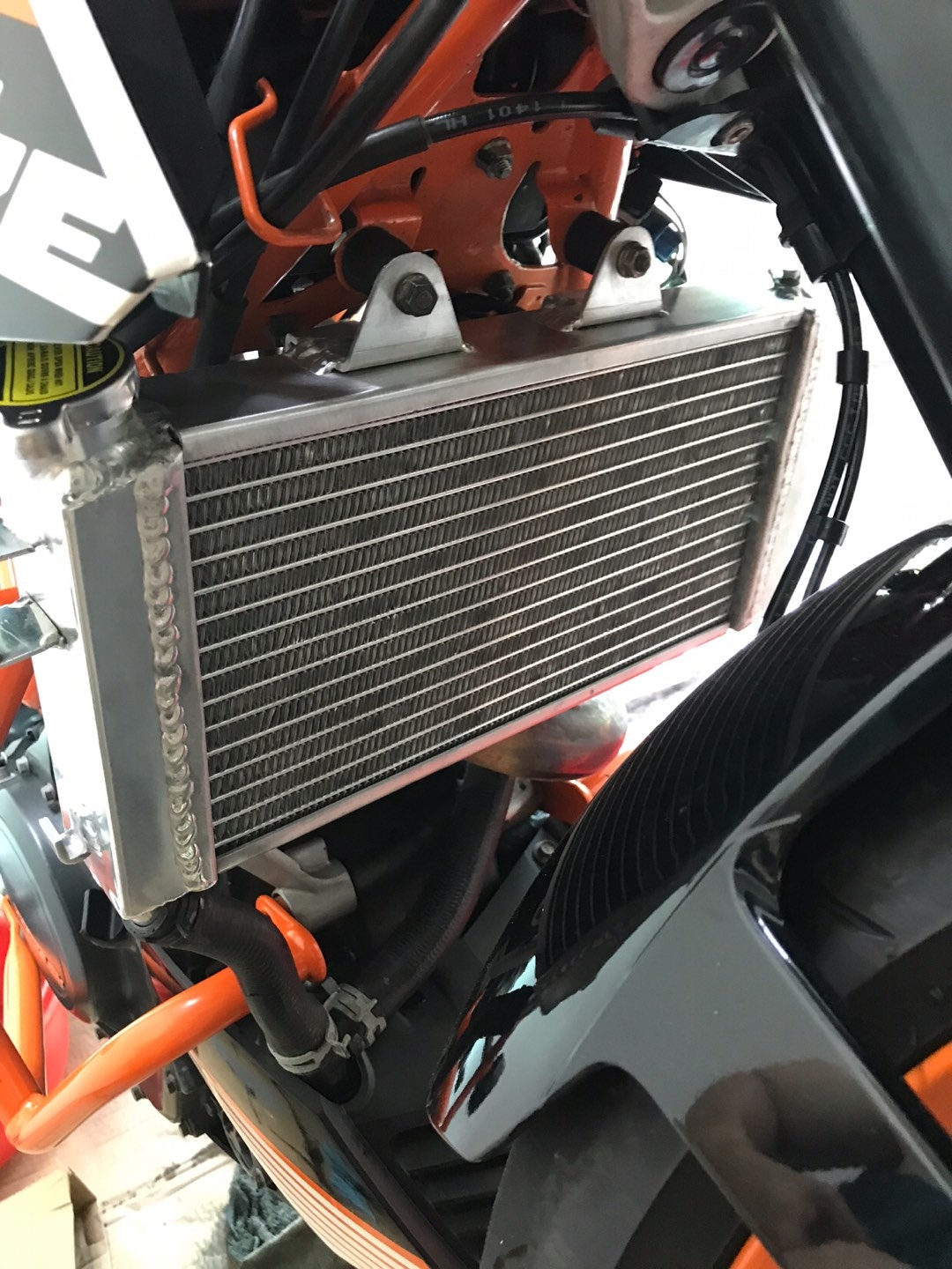 【炆林】KTM Duke390 RC390 DUKE250 全鋁水冷排 加大加厚水箱散熱器